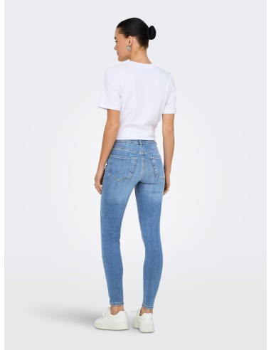 VAQUERO JDYFINA MW SKINNY ANK JNS MB NOOS DNM Medium Blue Denim