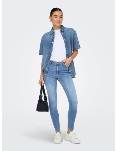 VAQUERO JDYFINA MW SKINNY ANK JNS MB NOOS DNM Medium Blue Denim