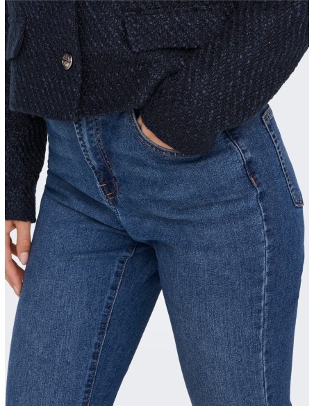 VAQUERO JDYMOON HW BOOTCUT JEANS DARK BLUE DNM Medium Blue Denim
