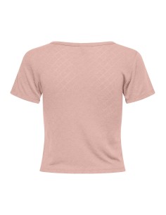 CAMISETA ONL30 CATTY S/S O-NECK SHORT TOP CS JRS Rose Smoke 2