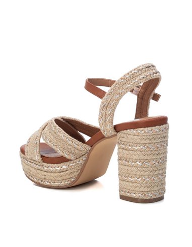 SANDALIA TACÓN YUTE XTI Beige
