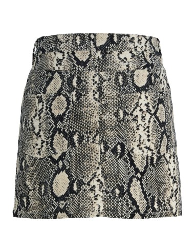 MINI FALDAS JXGELLY HW SKIRT PNT Bone White Snake