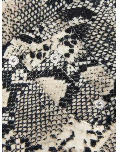 MINI FALDAS JXGELLY HW SKIRT PNT Bone White Snake