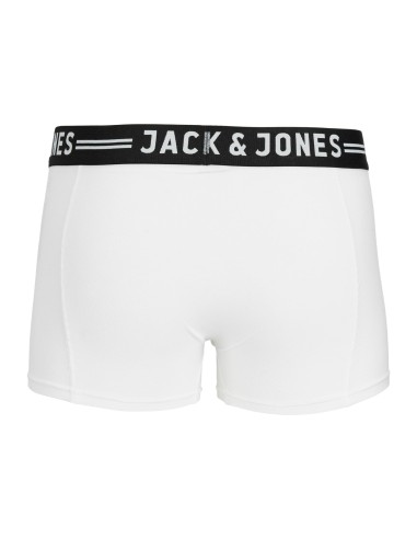 PACK 3 BOXER SENSE TRUNKS 3-PACK NOOS Light Grey Melange BLACK & WHITE