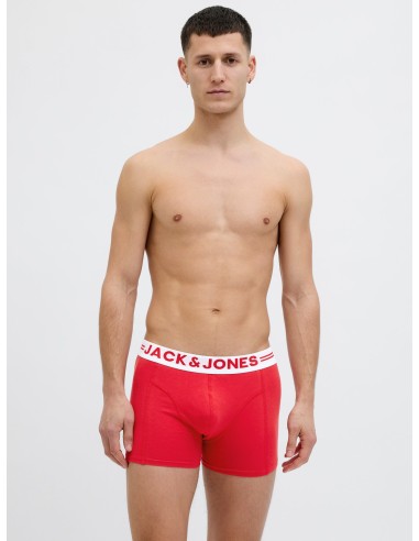 PACK 3 BOXER SENSE TRUNKS 3-PACK NOOS Light Grey Melange Dress Blues - Salsa