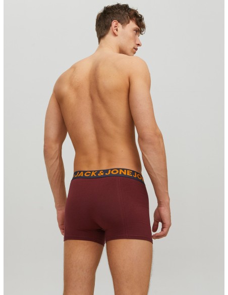 BOXERS JACLICHFIELD TRUNKS 3 PACK NOOS Burgundy
