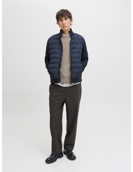 JERSEY JPRBLAREAGAN KNIT CREW NECK Greige Twist