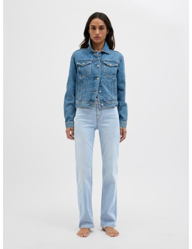VAQUERO JXNICE SL-STR MW C8219 JEANS DNM NOOS Light Blue Denim