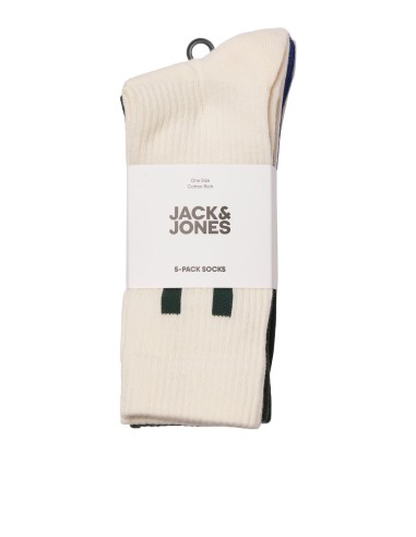CALCETINES JACKAI TENNIS SOCKS 5 PACK Duffel Bag Buttercream - Buttercream - Surf the Web - Buttercream