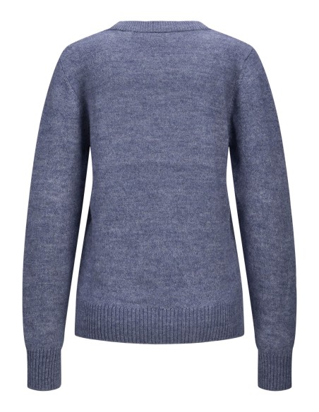 JERSEY JXELVA CREW NECK KNIT Blue Ice