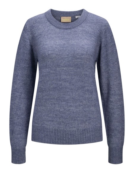 JERSEY JXELVA CREW NECK KNIT Blue Ice