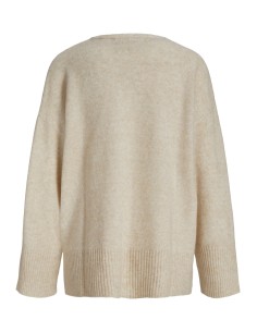 JERSEY JXLUCCA DIVERSE V-NECK KNIT SN Fog/Beige 2