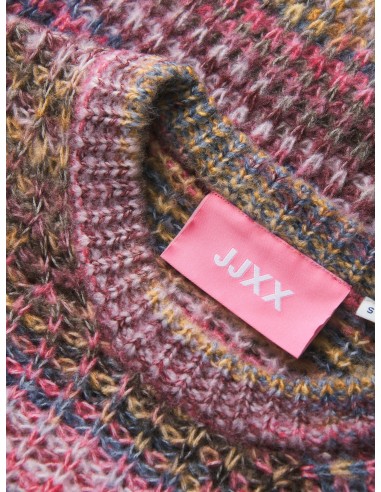 JERSEY JXSIMONE SPACE DYE CREW NECK KNIT SN Cabernet /multi space dye