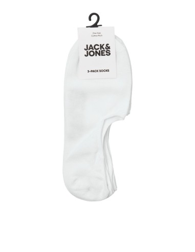 PACK 3 CALCETINES JACDOUGLAS MULTI SHORT SOCK 3 PACK NOOS White White - White