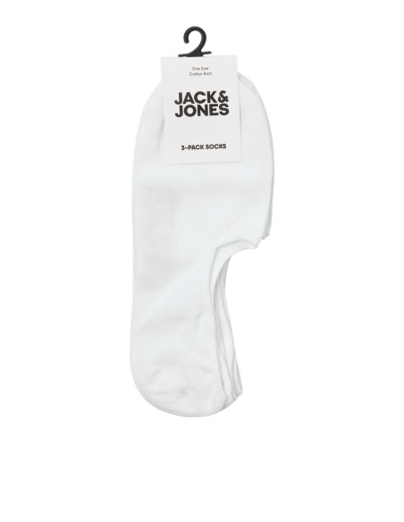 PACK 3 CALCETINES JACDOUGLAS MULTI SHORT SOCK 3 PACK NOOS White White - White