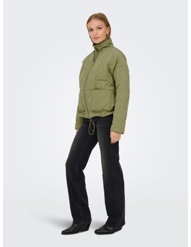 CAZADORA JDYNELLA LIFE SHORT QUILT JACKET OTW SGO Dried Herb DTM EMBOSSED MINI JDY LINING