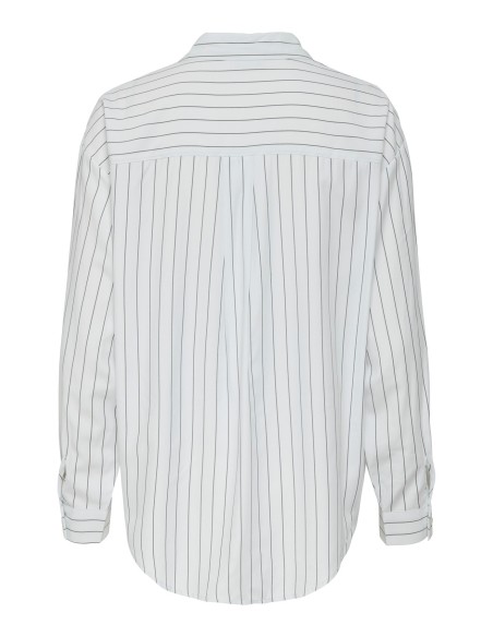 BLUSA JDYAMONIA LIFE L/S LOOSE SHIRT WVN White PHANTOM