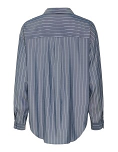 BLUSA JDYAMONIA LIFE L/S LOOSE SHIRT WVN Estate Blue WHITE 2