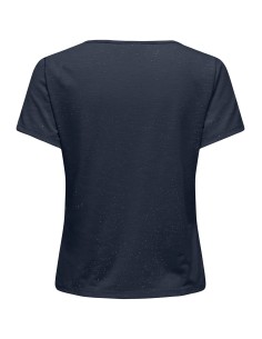 CAMISETA JDYDORA DODO S/S V-NECK GLITTER TOP JRS Total Eclipse GLITTER 2