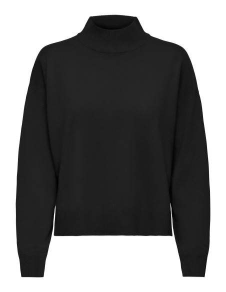 JERSEY JDYAMORE LIFE L/S HN PULLOVER KNT Black