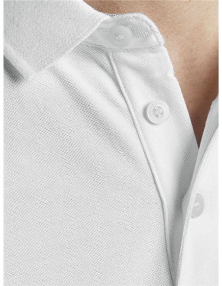 POLO BÁSICO JJEPAULOS White TONAL/Blanco