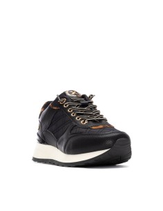 Zapatilla de mujer plano Xti 144209 Negro 2