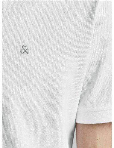 POLO BÁSICO JJEPAULOS White TONAL/Blanco