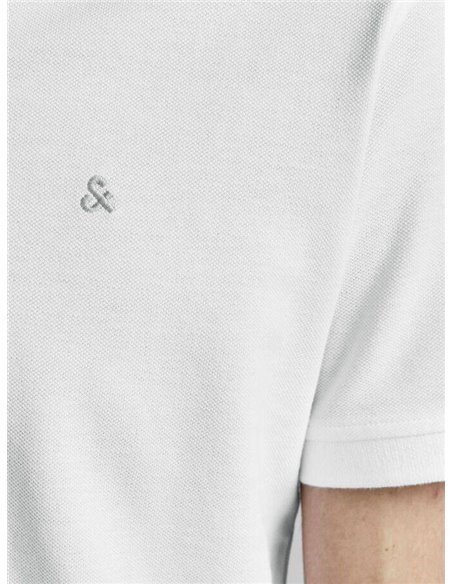POLO BÁSICO JJEPAULOS White TONAL/Blanco