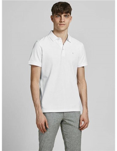 POLO BÁSICO JJEPAULOS White TONAL/Blanco