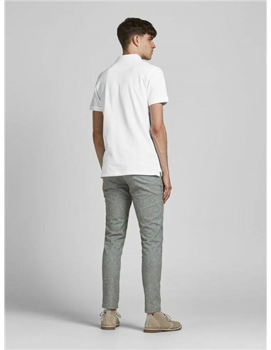 POLO BÁSICO JJEPAULOS White TONAL/Blanco