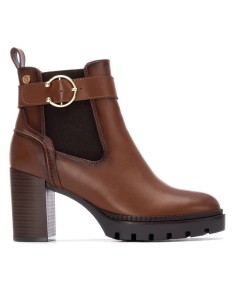 Botin de mujer con tacón Xti 144521 Camel