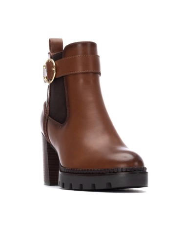 Botin de mujer con tacón Xti 144521 Camel