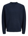 JERSEY JORGREENE KNIT STRUCTURE CREW NECK CA Sky Captain