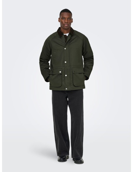 CAZADORA ONSBOB WAXED JACKET OTW Rosin