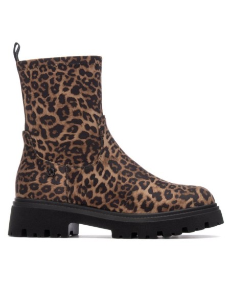 Botin de mujer plano Xti 144657 Leopardo