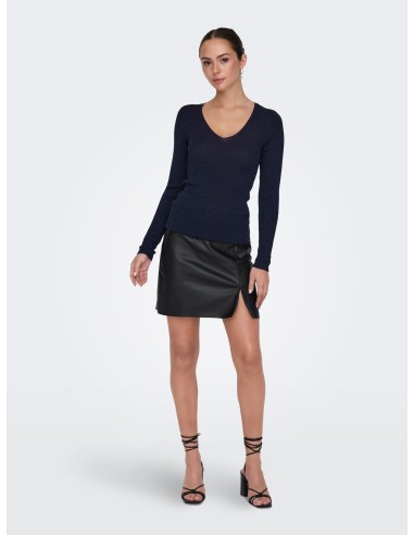 MINIFALDAS POLIPIEL JDYBLAIR MW FAUX SHORT SKIRT PNT Black