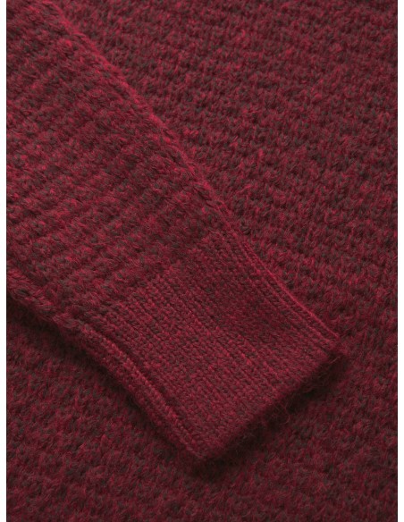 JERSEY JXMILLY STRUCTURE CREW NECK KNIT SN Cabernet/Burdeos