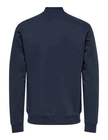 SUDADERA CON CREMALLERA ONSCERES REG ZIP BOMBER JCK NOOS Blue Nights