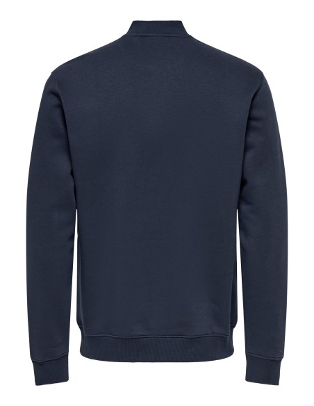 SUDADERA CON CREMALLERA ONSCERES REG ZIP BOMBER JCK NOOS Blue Nights