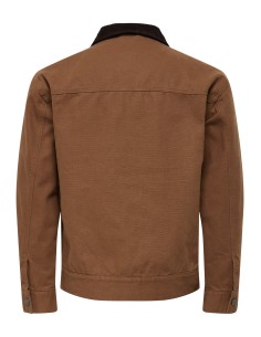 CAZADORA ONSTIMBER COTTON JACKET OTW Rubber COFFEE BEAN 2