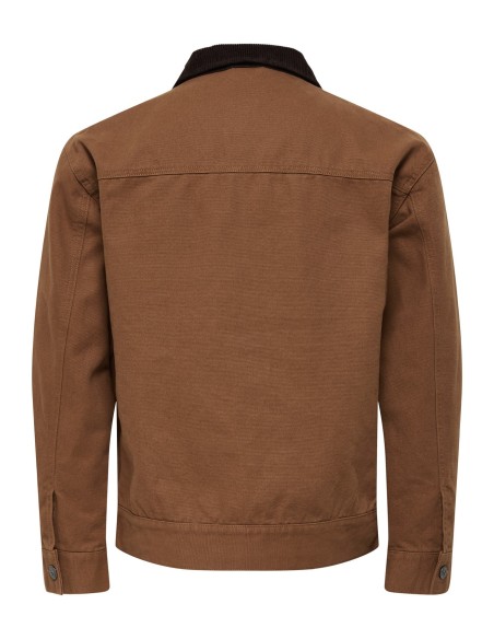CAZADORA ONSTIMBER COTTON JACKET OTW Rubber COFFEE BEAN