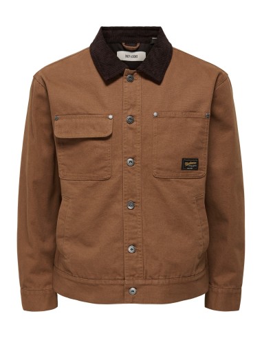 CAZADORA ONSTIMBER COTTON JACKET OTW Rubber COFFEE BEAN