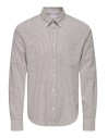 CAMISA ONSGATON REG LS SHIRT 0360 FRML Blue Nights