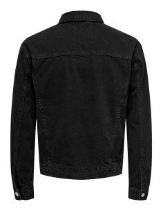 CAZADORA VAQUERA ONSJUST BOX TAI DNM JACKET Washed Black 2