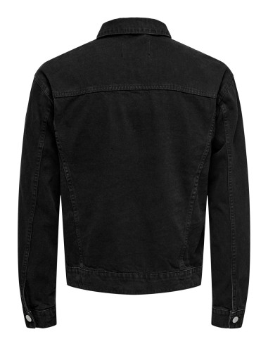 CAZADORA VAQUERA ONSJUST BOX TAI DNM JACKET Washed Black
