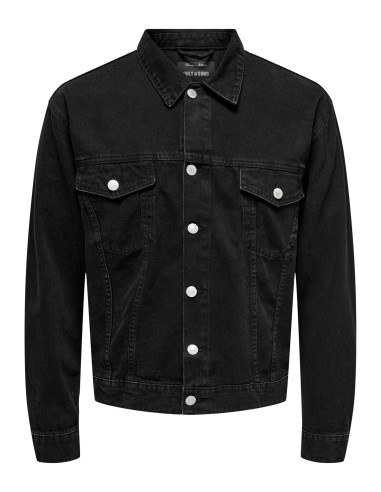 CAZADORA VAQUERA ONSJUST BOX TAI DNM JACKET Washed Black