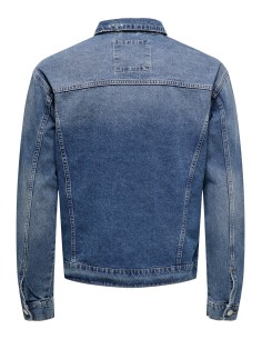 CAZADORA VAQUERA ONSJUST BOX TAI DNM JACKET Light Blue Denim 2