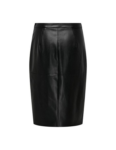 FALDA POLIPIEL ONLOLINE FAUX LEATHER SKIRT OTW NOOS Black/Negro