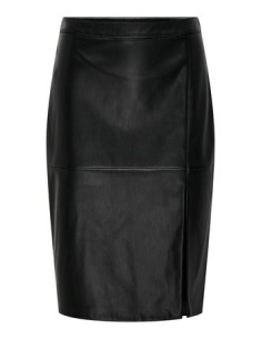 FALDA POLIPIEL ONLOLINE FAUX LEATHER SKIRT OTW NOOS Black/Negro