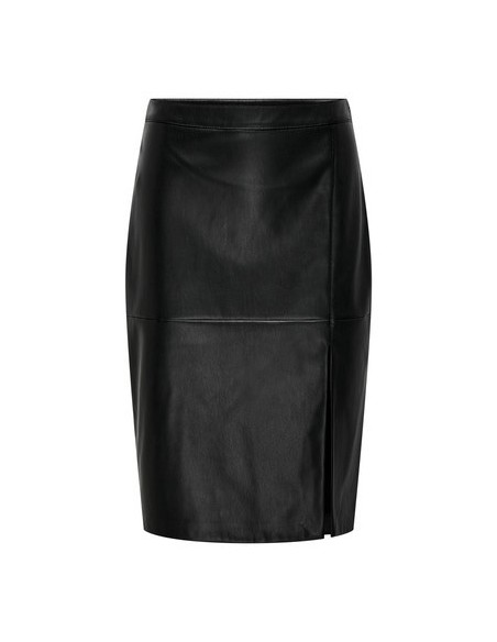 FALDA POLIPIEL ONLOLINE FAUX LEATHER SKIRT OTW NOOS Black/Negro